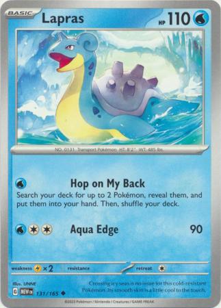 Scarlet & Violet 151 Singles : 131/165 - Lapras -  Uncommon
