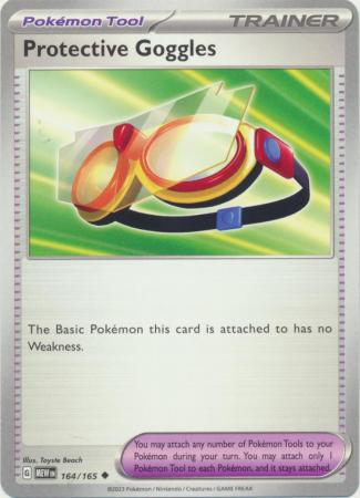 Scarlet & Violet 151 Singles : 164/165 - Protective Goggles - Uncommon