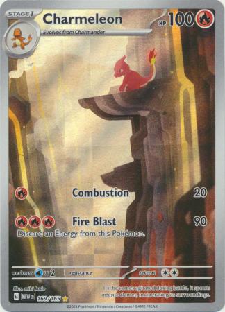 Scarlet & Violet 151 Singles : 169/165 - Charmeleon -  Illustration Rare