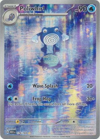Scarlet & Violet 151 Singles : 176/165 - Poliwhirl - Illustration Rare