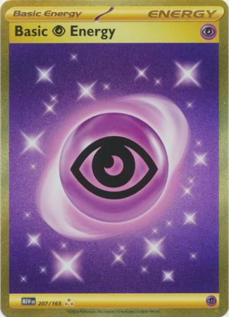 Scarlet & Violet 151 Singles : 207/165 -Basic Psychic Energy -  Gold Secret Rare