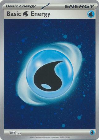 Scarlet & Violet 151 Singles : SVE003 - Basic Water Energy - Galaxy Holo