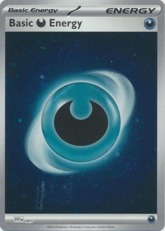 Scarlet & Violet 151 Singles : SVE007 -Basic Darkness Energy- Galaxy Holo