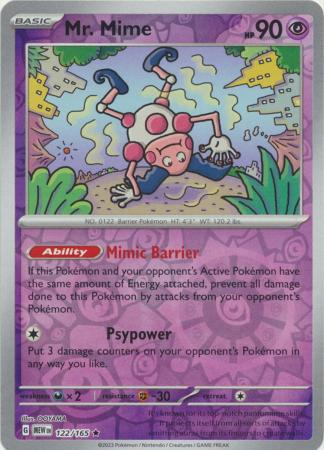 Scarlet & Violet 151 Reverse Holo Singles : 120/165 - Staryu - Common Reverse Holo