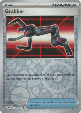 Scarlet & Violet 151 Reverse Holo Singles : 162/165 - Grabber -  Uncommon Reverse Holo