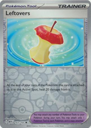 Scarlet & Violet 151 Reverse Holo Singles : 163/165 -Leftovers -] Uncommon Reverse Holo