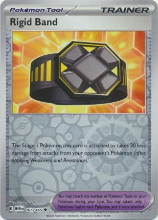 Scarlet & Violet 151 Reverse Holo Singles :  165/165 - Rigid Band - Uncommon Reverse Holo