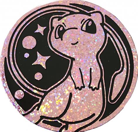 Pokemon Coins, Pins & Badges : Pink Mew Giant Coin 151 Ultra Premium Collection (Pokemon)