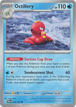 Scarlet & Violet Paradox Rift : 034/182 - Octillery - Common