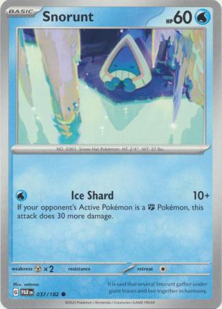 Scarlet & Violet Paradox Rift : 037/182 - Snorunt - Common