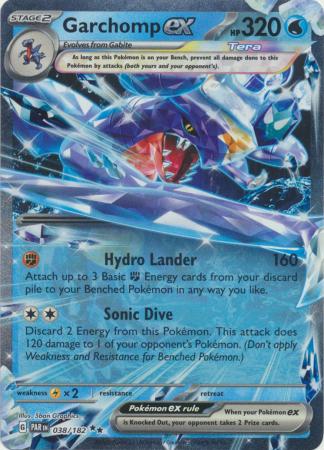 Scarlet & Violet Paradox Rift : 038/182 - Garchomp ex - Ultra Rare