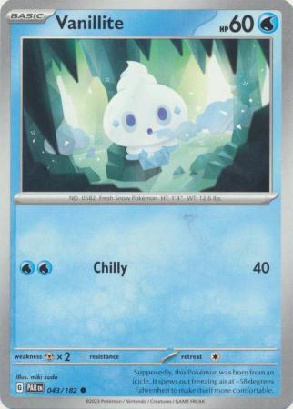 Scarlet & Violet Paradox Rift : 043/182 - Vanillite - Common