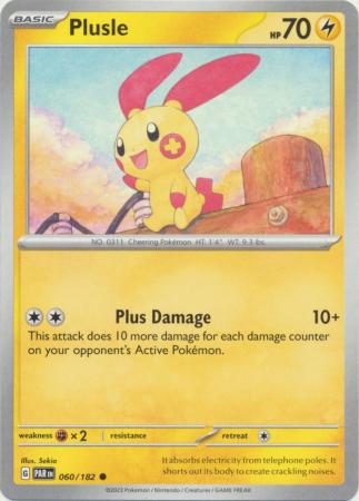 Scarlet & Violet Paradox Rift : 060/182 - Plusle - Common