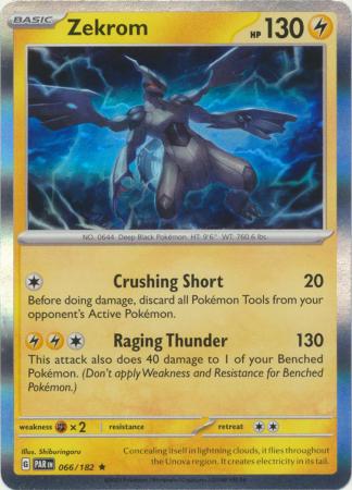 Scarlet & Violet Paradox Rift : 066/182 - Zekrom - Holo Rare