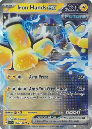 Scarlet & Violet Paradox Rift : 070/182 - Iron Hands ex - Ultra Rare