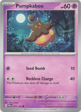Scarlet & Violet Paradox Rift : 077/182 - Pumpkaboo - Common