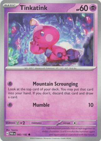 Scarlet & Violet Paradox Rift : 082/182 - Tinkatink - Common