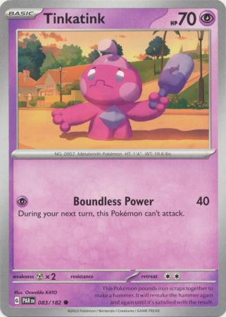 Scarlet & Violet Paradox Rift : 083/182 - Tinkatink - Common