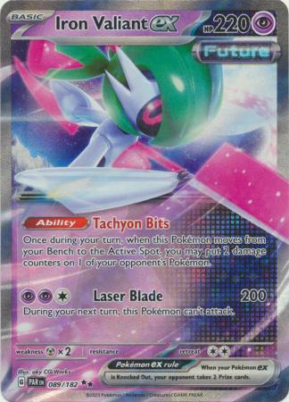 Scarlet & Violet Paradox Rift : 089/182 - Iron Valiant ex - Ultra Rare