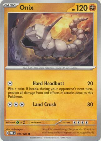 Scarlet & Violet Paradox Rift : 090/182 - Onix - Common