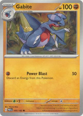 Scarlet & Violet Paradox Rift : 095/182 - Gabite - Uncommon