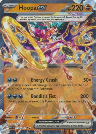 Scarlet & Violet Paradox Rift : 098/182 - Hoopa ex - Ultra Rare