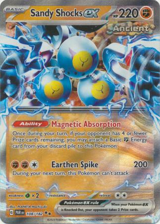 Scarlet & Violet Paradox Rift : 108/182 - Sandy Shocks ex - Ultra Rare