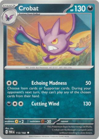 Scarlet & Violet Paradox Rift : 112/182 - Crobat - Uncommon