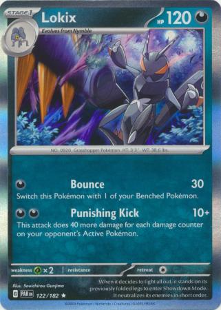 Scarlet & Violet Paradox Rift : 122/182 - Lokix - Holo Rare