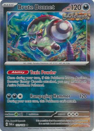 Scarlet & Violet Paradox Rift : 123/182 - Brute Bonnet - Holo Rare