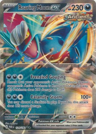 Scarlet & Violet Paradox Rift : 124/182 - Roaring Moon ex - Ultra Rare