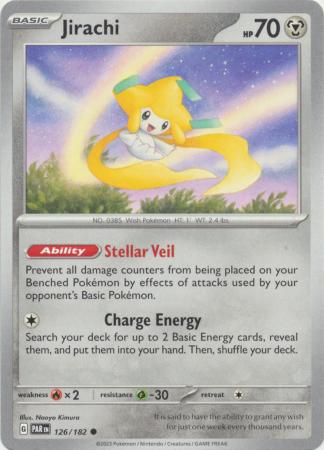 Scarlet & Violet Paradox Rift : 126/182 - Jirachi - Common