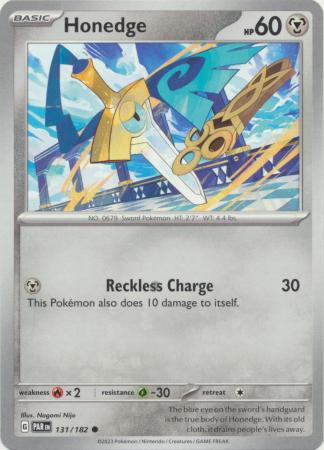 Scarlet & Violet Paradox Rift : 131/182 - Honedge - Common