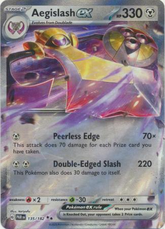 Scarlet & Violet Paradox Rift : 135/182 - Aegislash ex - Ultra Rare