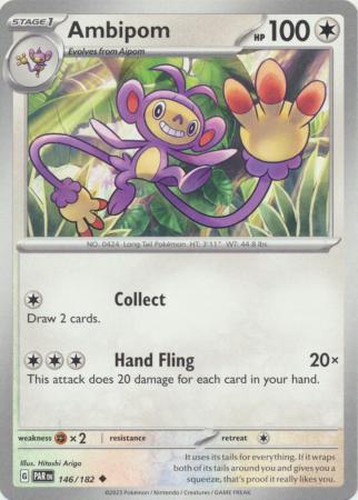 Scarlet & Violet Paradox Rift : 146/182 - Ambipom - Uncommon