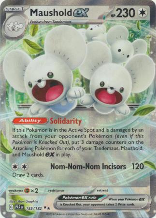 Scarlet & Violet Paradox Rift : 155/182 - Maushold ex - Ultra Rare