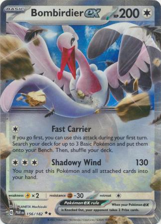 Scarlet & Violet Paradox Rift : 156/182 - Bombirdier ex - Ultra Rare