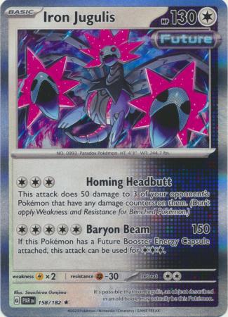 Scarlet & Violet Paradox Rift : 158/182 - Iron Jugulis - Holo Rare