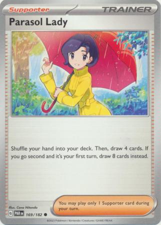 Scarlet & Violet Paradox Rift : 169/182- Parasol Lady - Common