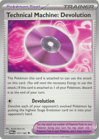 Scarlet & Violet Paradox Rift : 177/182 - Technical Machine: Devolution - Uncommon