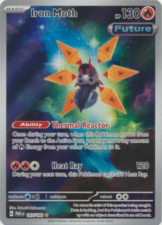 Scarlet & Violet Paradox Rift : 187/182 - Iron Moth - Illustration Rare