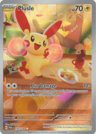 Scarlet & Violet Paradox Rift : 193/182 - Plusle - Illustration Rare