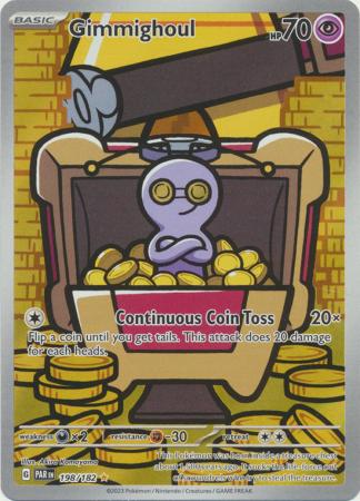 Scarlet & Violet Paradox Rift : 198/182 - Gimmighoul - Illustration Rare