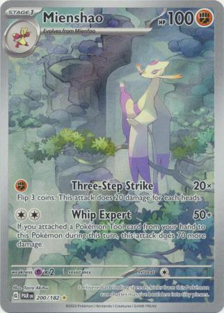 Scarlet & Violet Paradox Rift : 200/182 - Mienshao - Illustration Rare