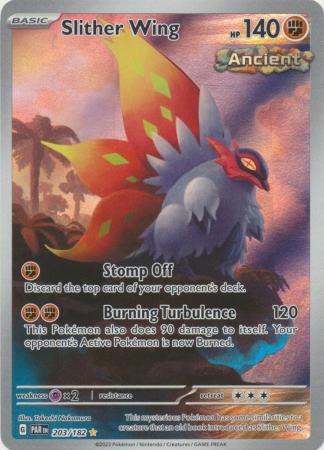 Scarlet & Violet Paradox Rift : 203/182 - Slither Wing - Illustration Rare