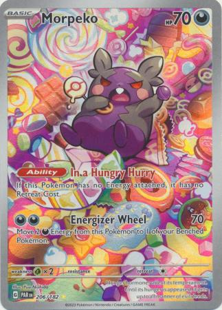 Scarlet & Violet Paradox Rift : 206/182 - Morpeko - Illustration Rare