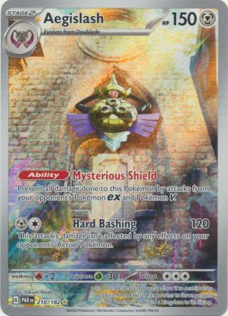Scarlet & Violet Paradox Rift : 210/182 - Aegislash - Illustration Rare