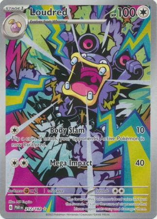 Scarlet & Violet Paradox Rift : 212/182 - Loudred - Illustration Rare