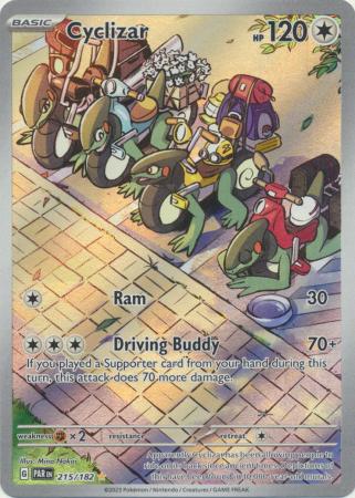 Scarlet & Violet Paradox Rift : 215/182 - Cyclizar - Illustration Rare
