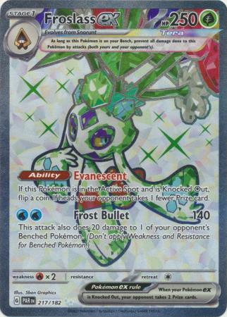 Scarlet & Violet Paradox Rift : 217/182 - Froslass ex - Full Art Secret Rare